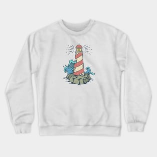 Cute Lighthouse Cartoon Kids Tshirt Crewneck Sweatshirt